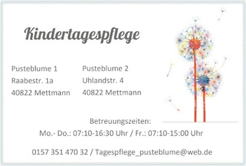 Kindertagespflege Pusteblume